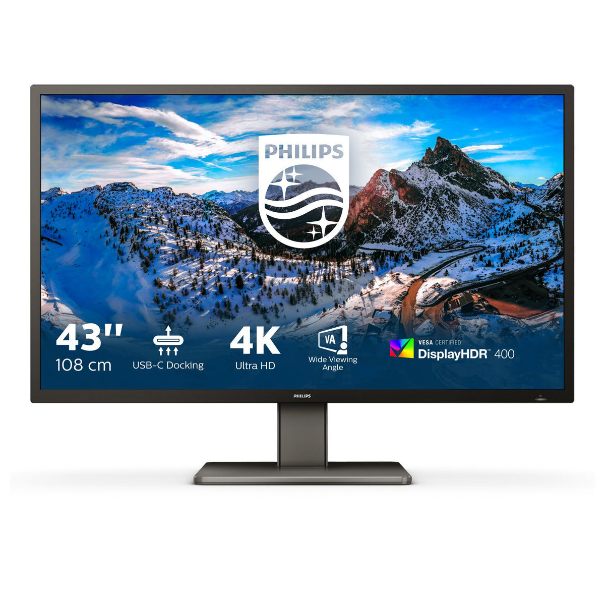 EAN 8712581776947 - Philips P Line 439P1/00 pantalla para PC 108 cm (42.5") 3840 x 2160 Pixeles 4K Ultra HD LCD Negro imagen 2