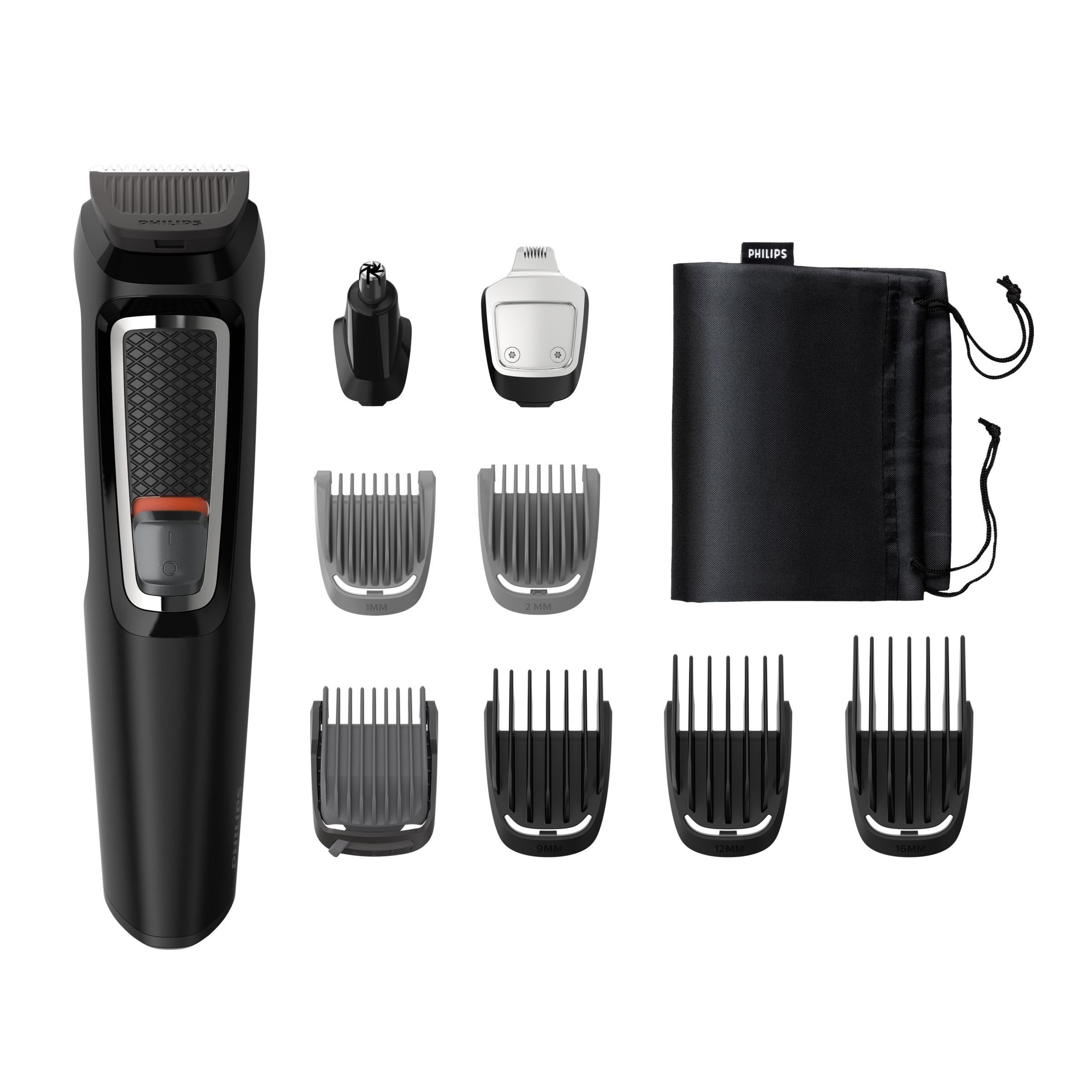 EAN 8710103786313 - Philips MULTIGROOM Series 3000 MG3740/15 cortadora de pelo y maquinilla Negro Níquel-metal hidruro (NiMH) imagen 1