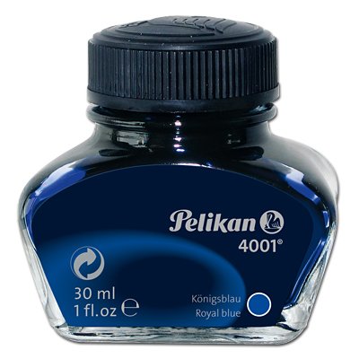 Pelikan Tinta 4001 No.78 - Frasco 30ml - Tinta De Alta Calidad - Frasco De 30ml - Para Estilograficas - Color Azul Real