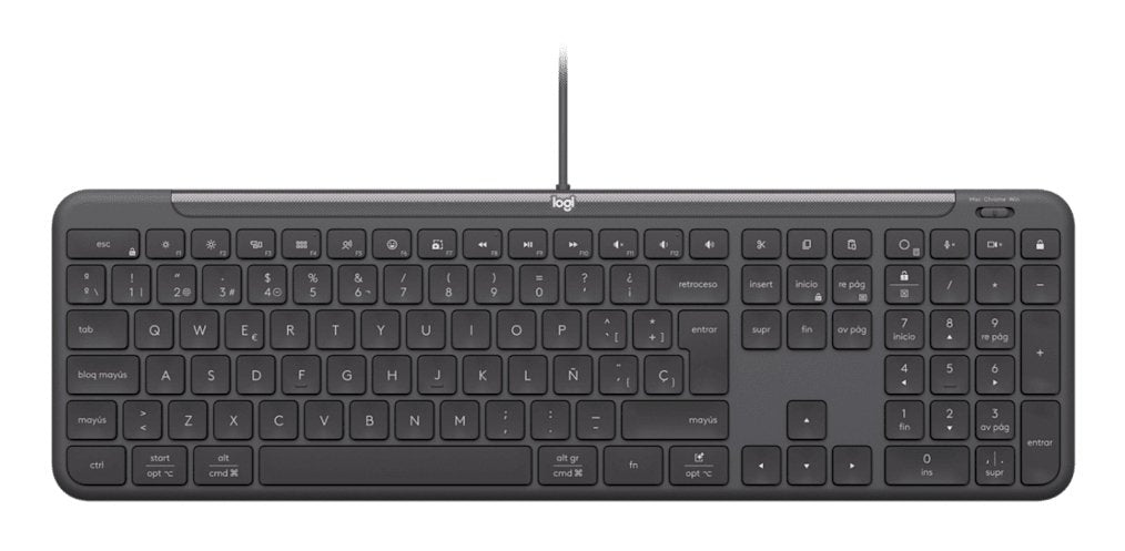 EAN 5099206129641 - Logitech 920-013349 teclado Ratón incluido Hogar / Oficina USB QWERTY Internacional de EE.UU. Grafito imagen 4