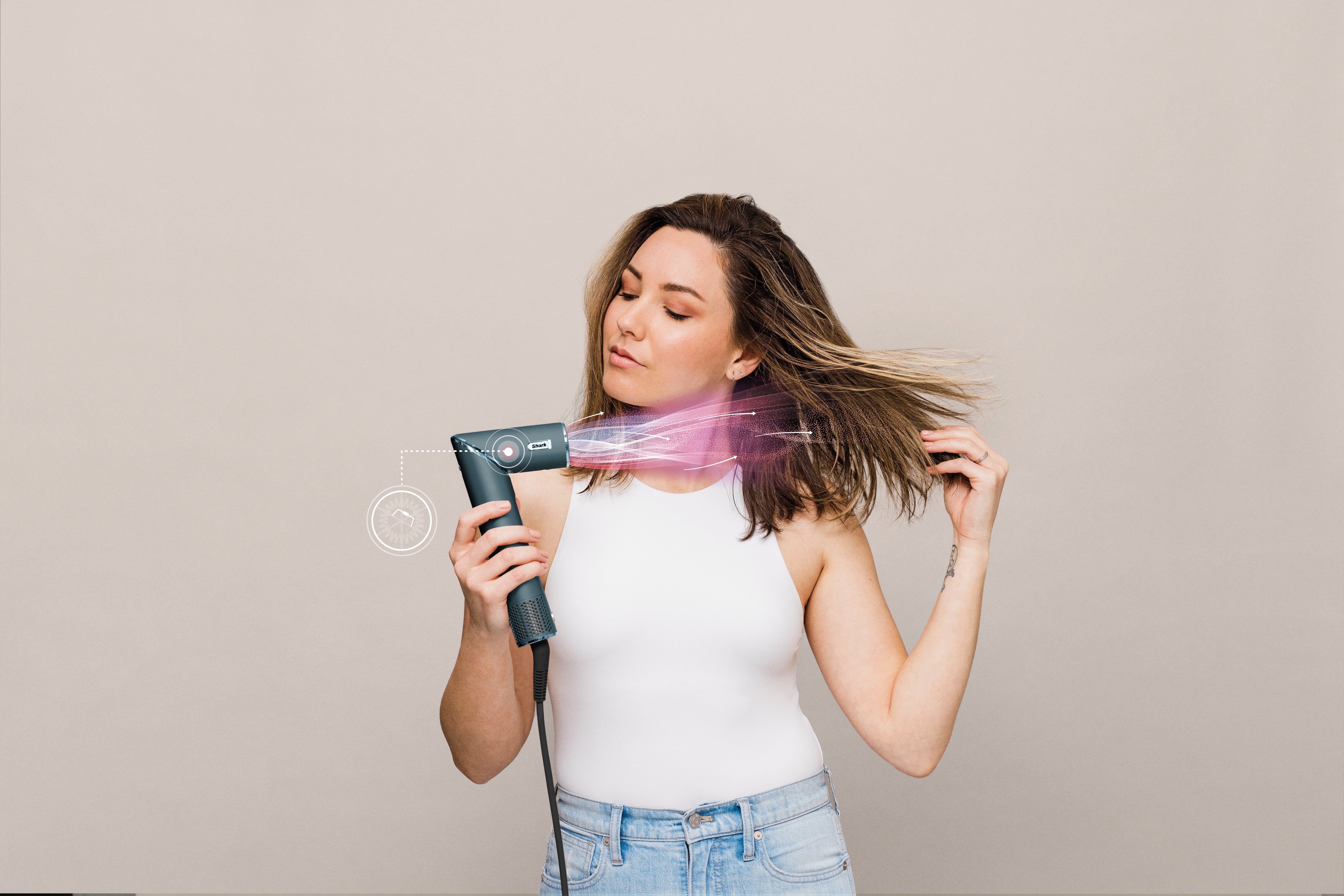 EAN 622356278218 - Shark HD450TLEU Utensilio de peinado Herramienta de peinado con múltiples accesorios Caliente Azul 1400 W  imagen 11