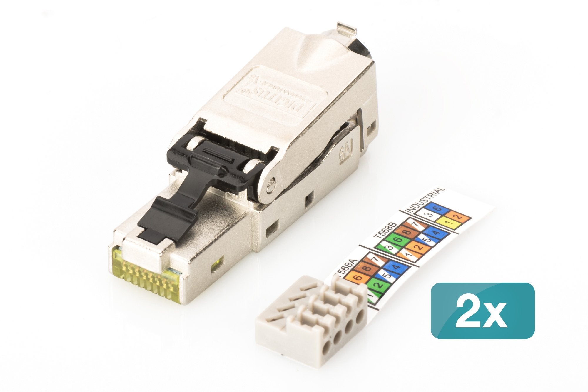 EAN 4016032495093 - Digitus DN-93631-2 conector RJ-45 Plata imagen 1