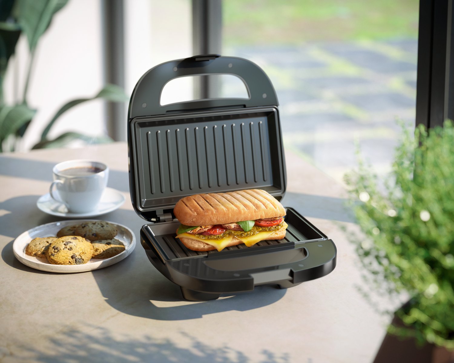 EAN 8720389032806 - Philips 3000 series HD2330/90 sandwichera 750 W Negro imagen 4