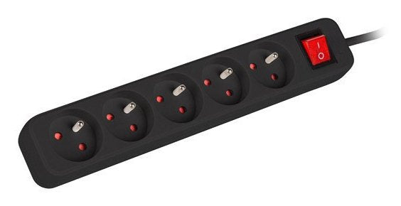 EAN 5901969415483 - Lanberg PS1-05E-0150-BK base múltiple 1,5 m 5 salidas AC Interior Negro imagen 1