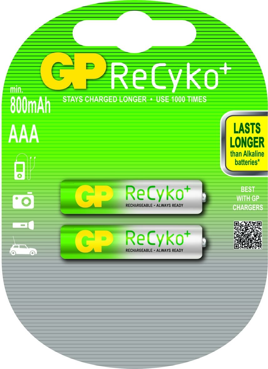 Pila Recargable Alta Capacidad R3 Aaa (Blister 4 Pilas) Gp