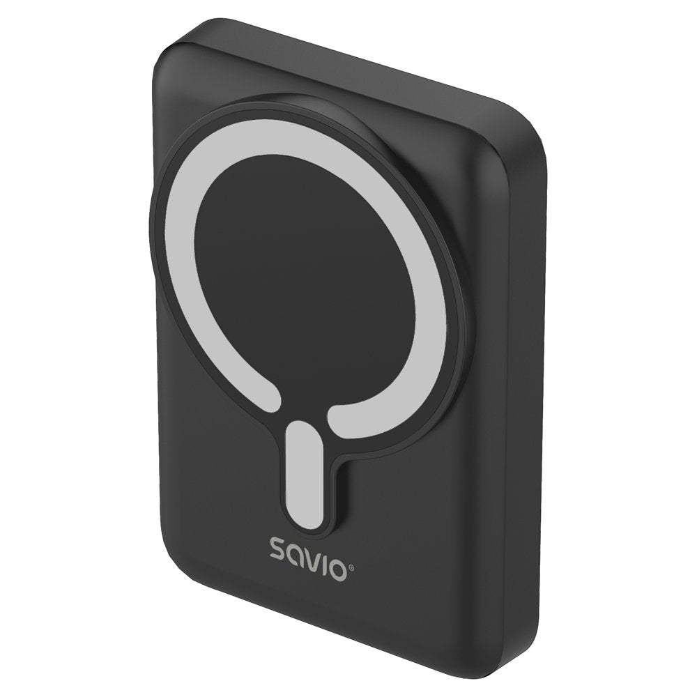 Savio Powerbank Ba-12 10000 Mah, Negro, Magnético