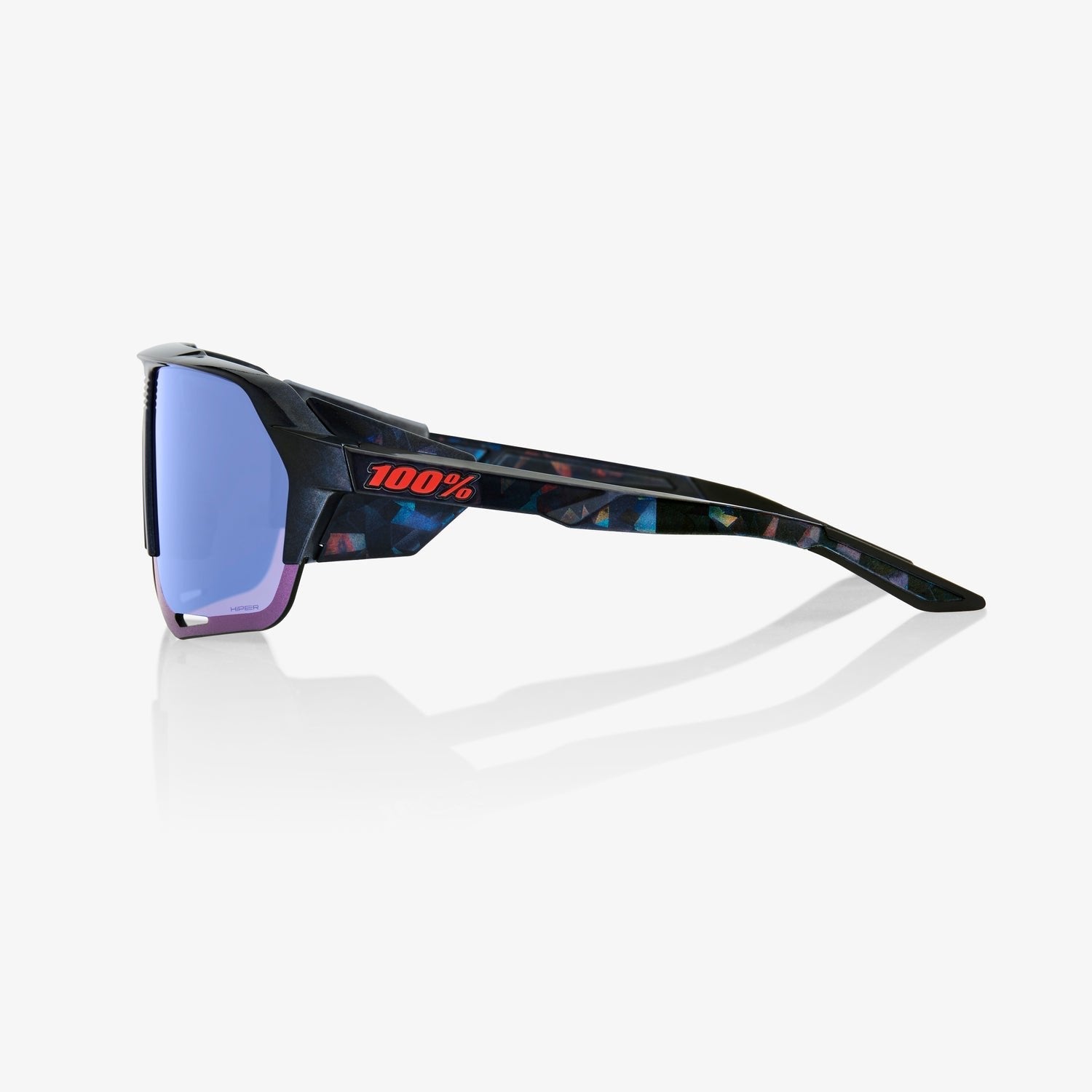 100percent Norvik - Hiper Mirror Lens Black Holographic