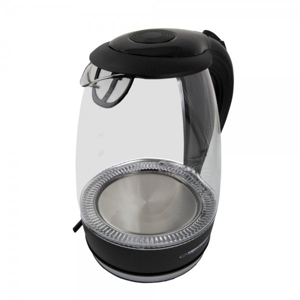 EAN 5901299915684 - Esperanza EKK011K tetera eléctrica 1,7 L 2200 W Negro, Gris, Transparente imagen 1