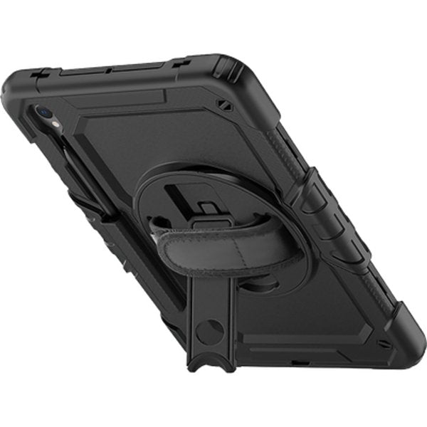 Funda Tablet Samsung Galaxy Tab S9/S9 Fe Shockproof Rotating 360º Just In Case Cubierta Protectora/ Compatible Samsung Galaxy Tab S9 - S9 Fe/ Soporte Giratorio/ Correa De Mano-Hombro/ Negro