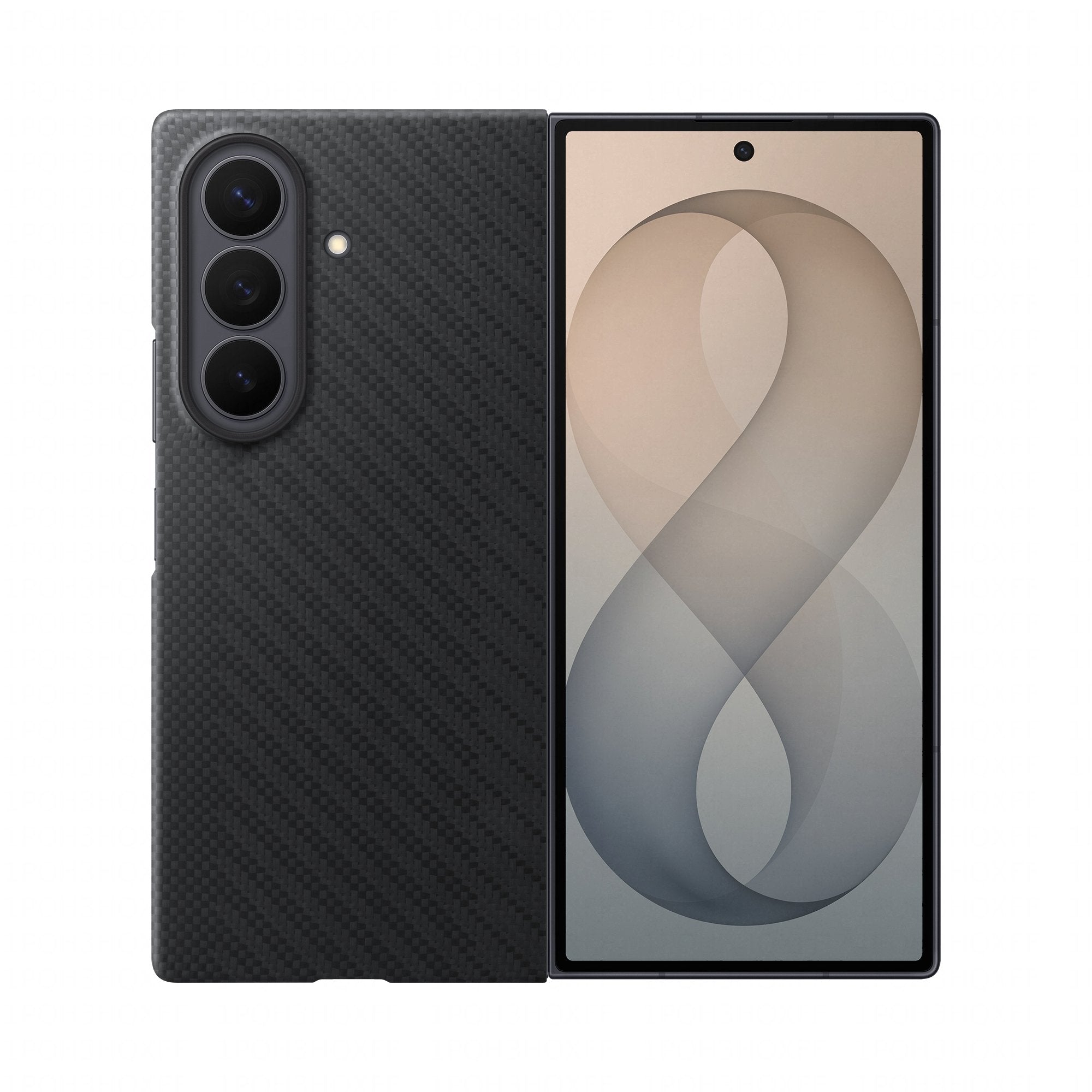 Samsung Carbon Magnet Case Fr Galaxy Fold8 Ultra Black
