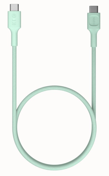 Green Cell Usb-C To Usb-C Cable Powerstream 100w 2m Verde - Braided