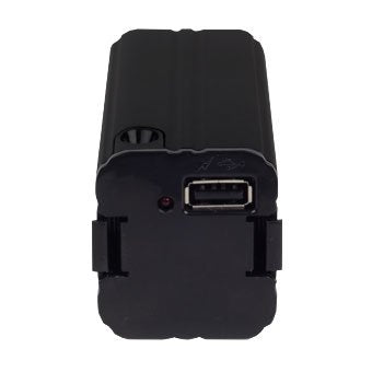 Silverstone Pb03b Negra. Cargador Y Linterna