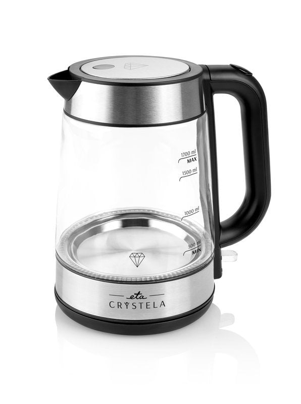 EAN 8590393255726 - Eta ETA615390000 tetera eléctrica 1,7 L 2200 W Negro, Acero inoxidable, Transparente imagen 3
