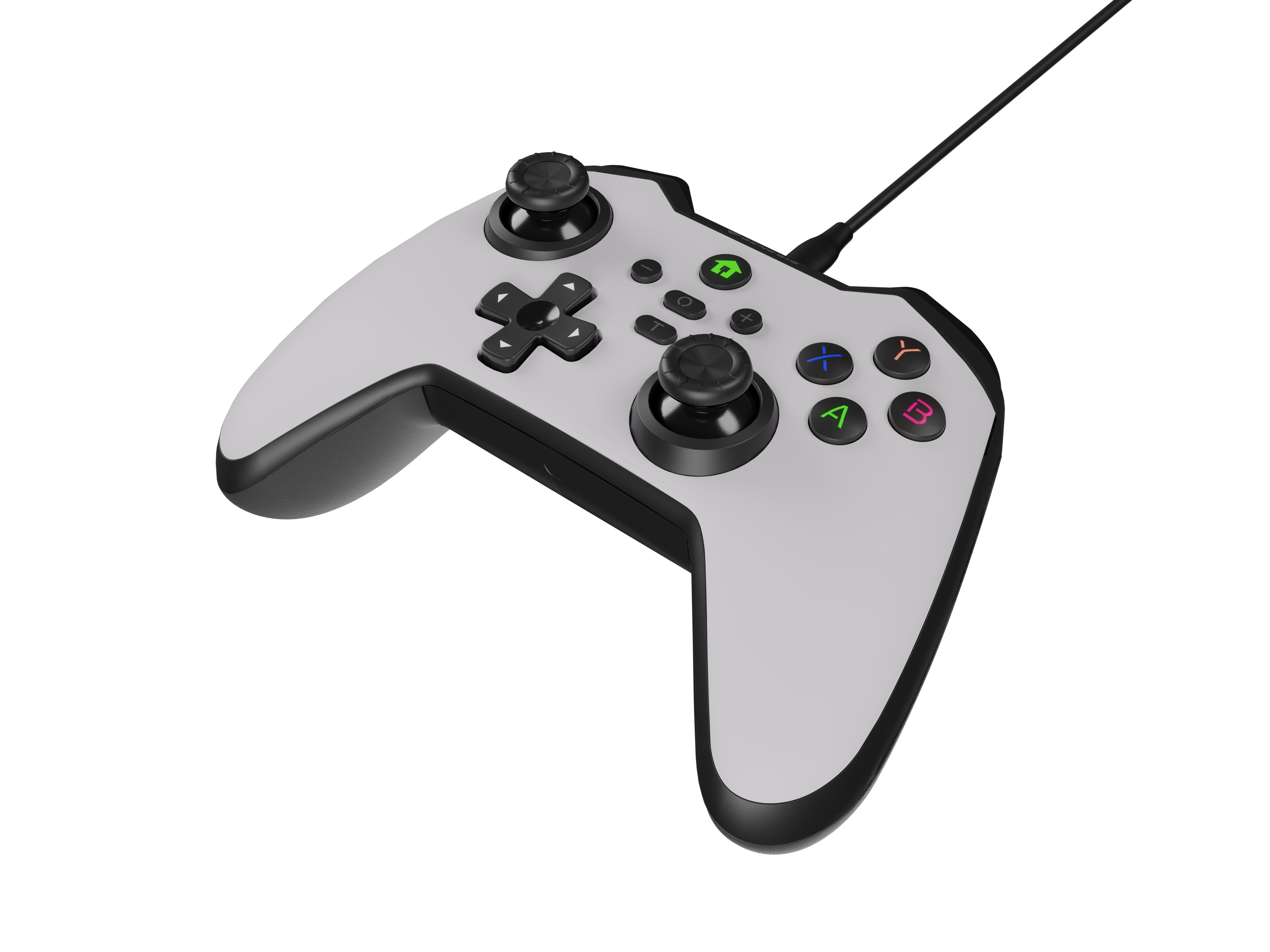 Gamepad Genesis Mangan 300 Usb (For Pc/Switch/Mobile) Blanco