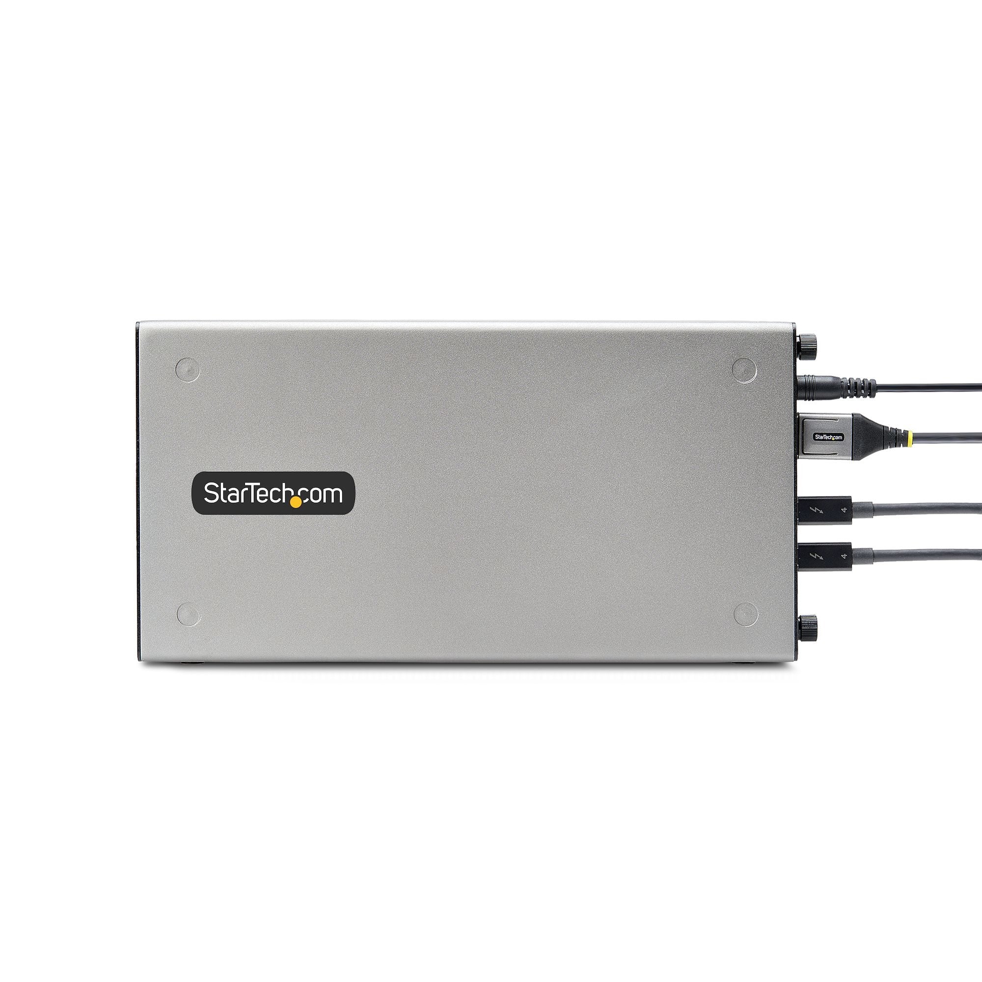 Startech.Com Caja De Expasión Thunderbolt 3 A Pci Express - Carcasa Con 2 Ranuras Pcie Para Portátiles - 8/4k Por Tb3/Dp 1.4 - Adaptador Tb3 A Pcie - No Compatible Con Tarjetas Gráficas Gpus