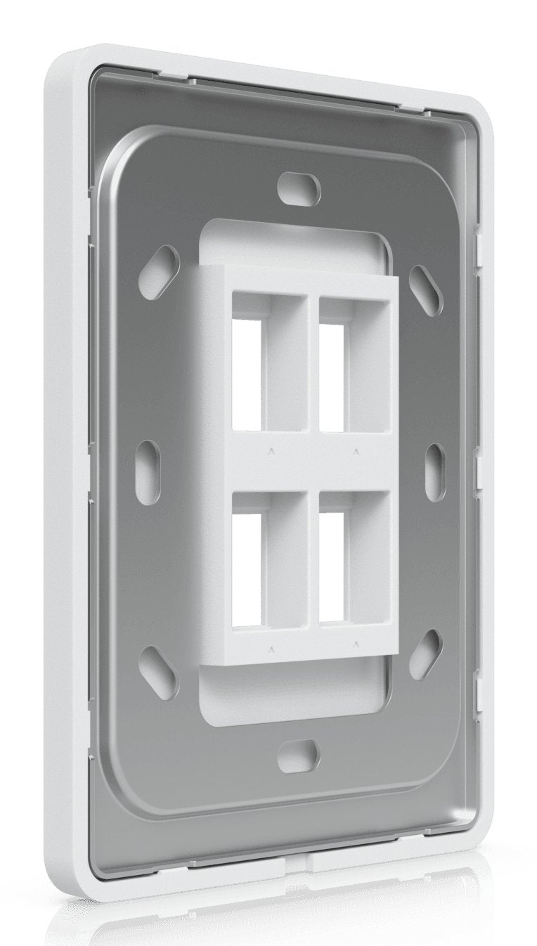 Universal Keystone Wall Plate  With Paintable Cover For A
