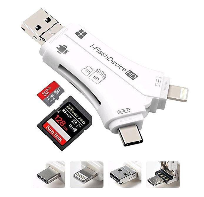 EAN 5704174199809 - CoreParts MMUSB-UNI-ADAPTER unidad flash USB Blanco imagen 1