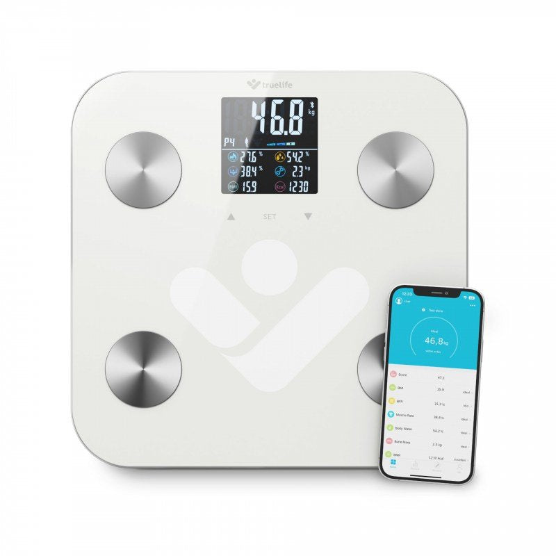 Truelife Tlfsw6bt Báscula De Baño Plaza Blanco Electrónica Max. 180 Kg Retail
