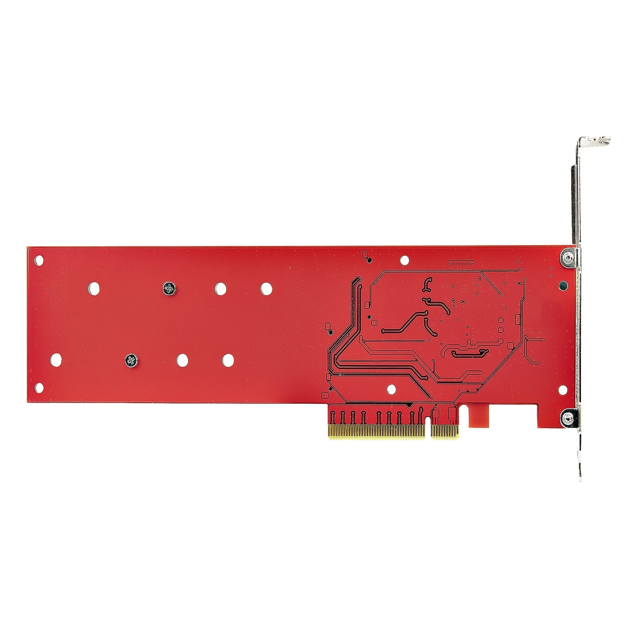 Tarjeta Startech.Com Pcie Adaptadora Para 2 Ssds M.2 Pci Express X8 O X16 A Nvme Doble O Ssds M.2 Ahci Pci Express 4.0 7 8gbps Por Unidad Con Bifurcación Windows O Linux (Dual-M2-Pcie-Card-B) Adaptador De Interfaz M.2 Ranura De Expansión A