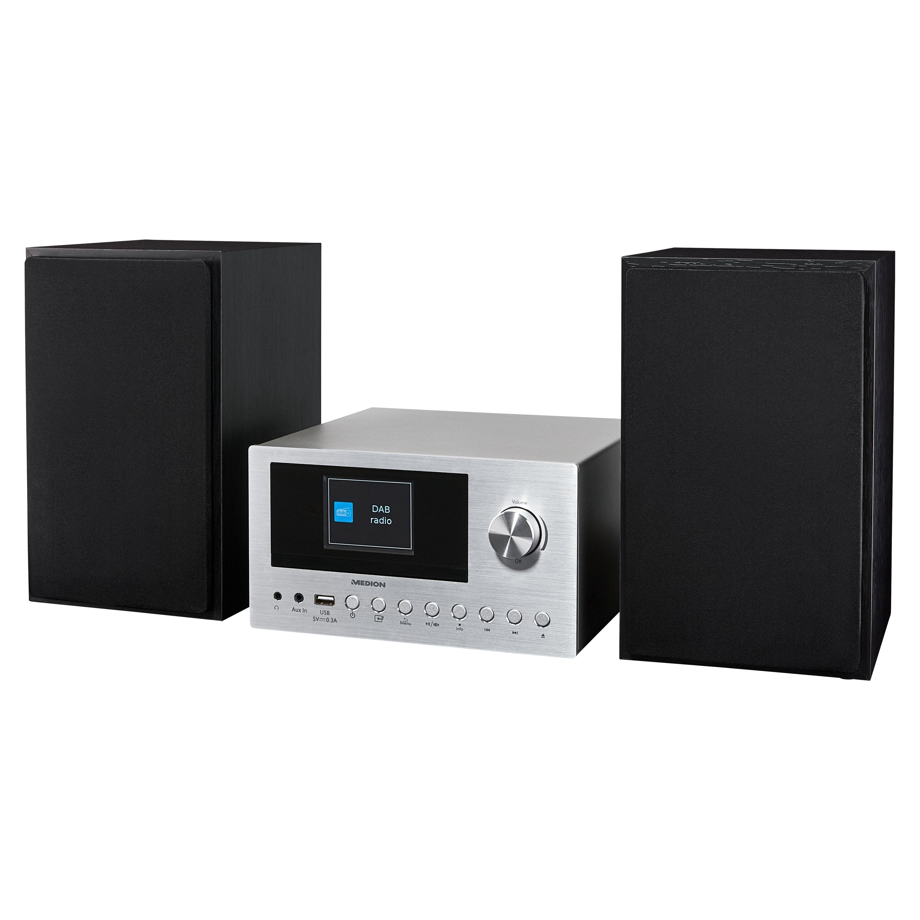 Medion Life P85003 Micro-Audio-System Silber