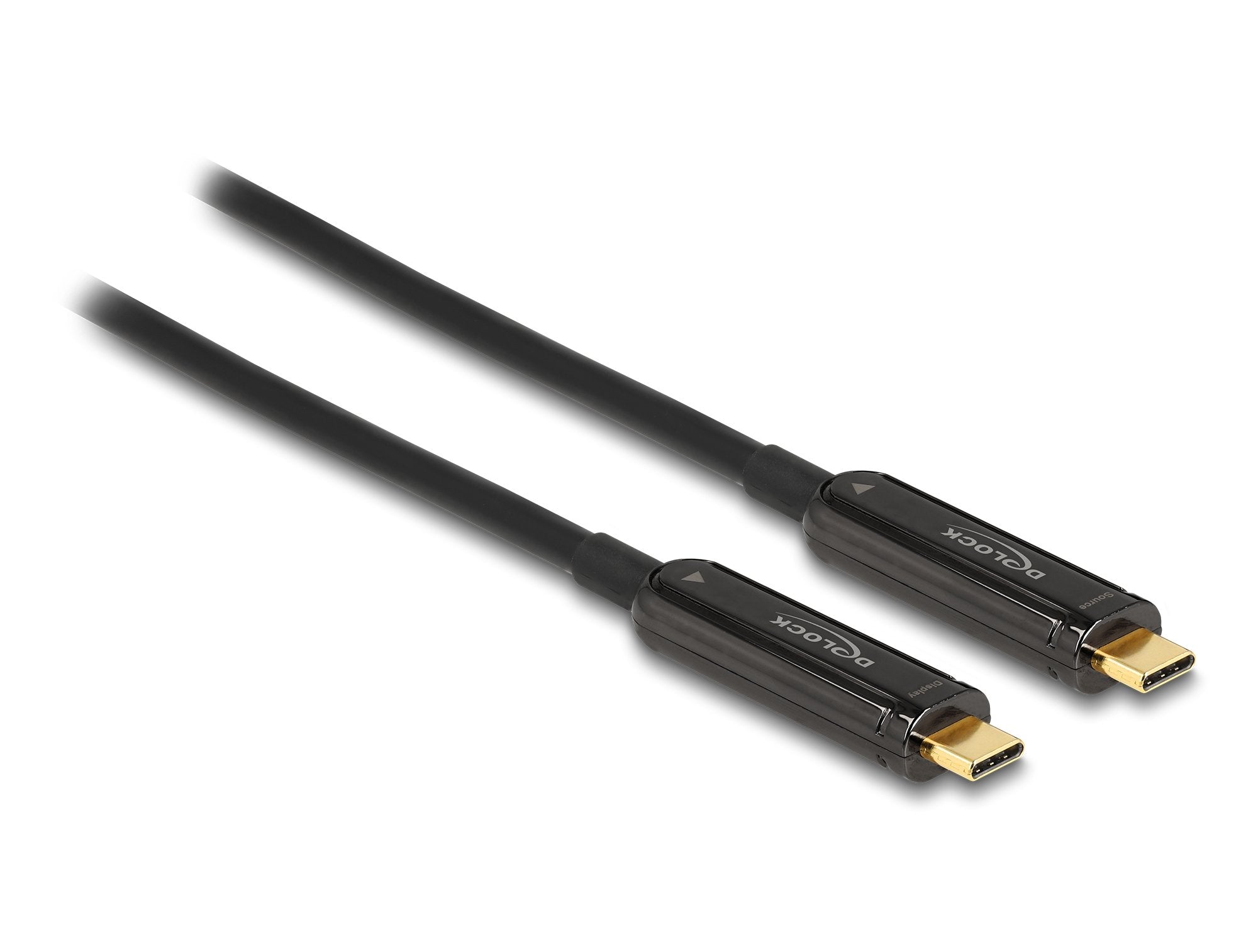 Delock 84090 Cable De Vídeo Usb-C Óptico Activo 4k 60 Hz 5 M
