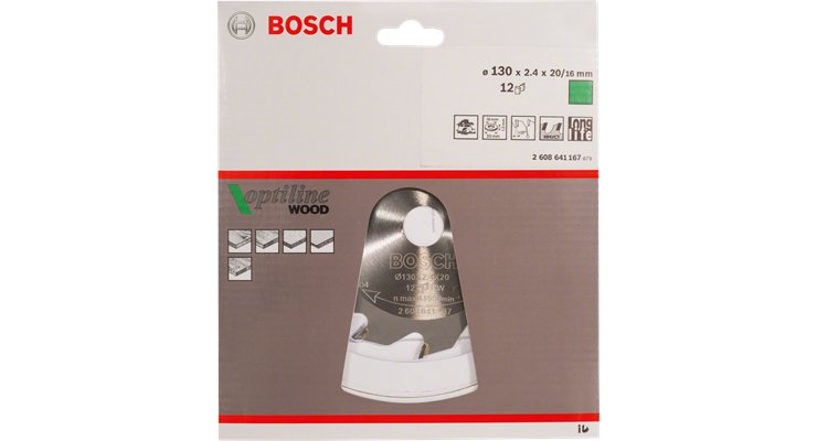 EAN 3165140193917 - Bosch 2 608 640 597 hoja de sierra circular 16 cm 1 pieza(s) imagen 2