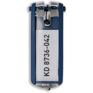 Durable Llavero Llavero Clip 6 Piezas Azul Oscuro