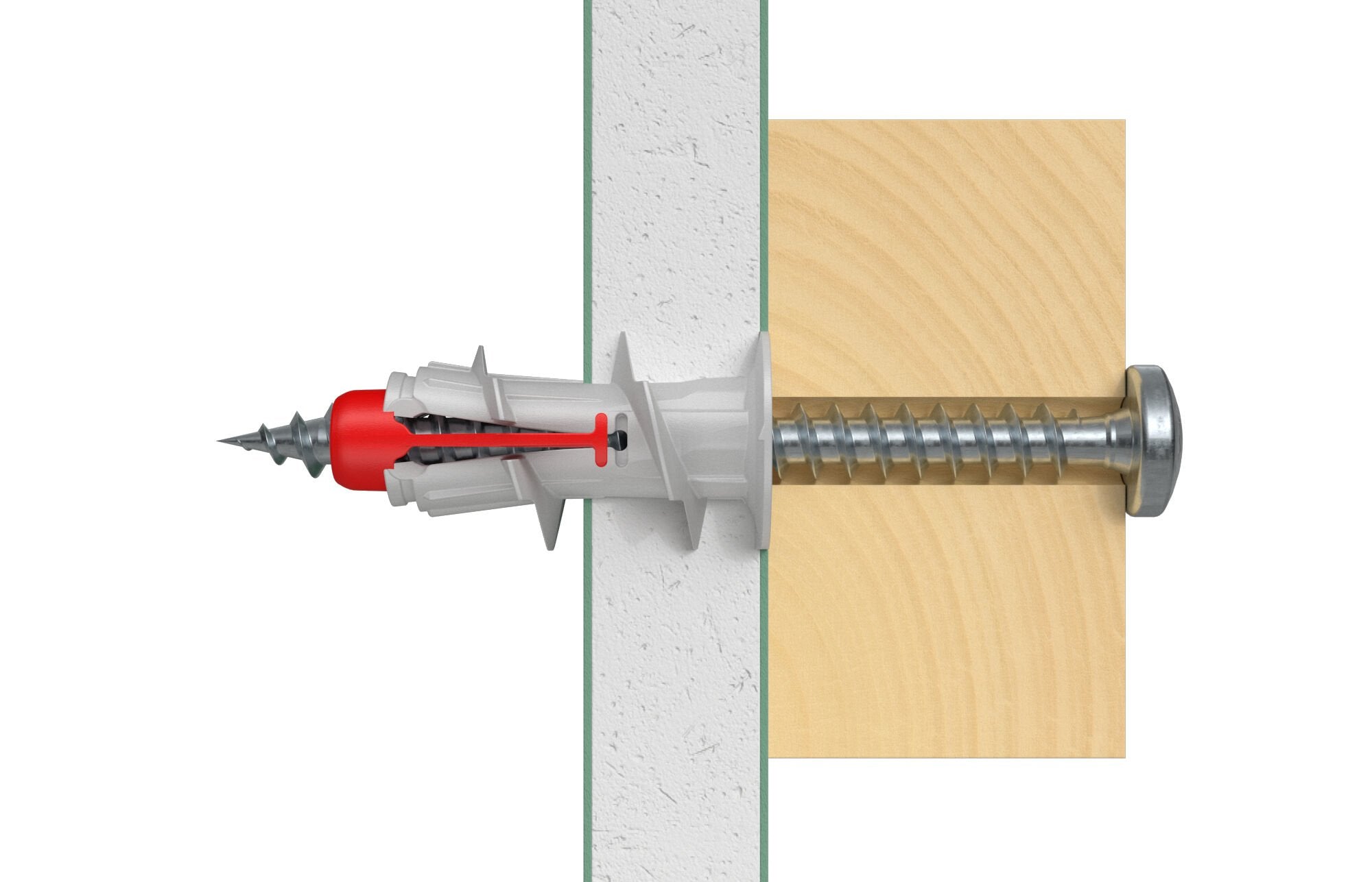 EAN 4048962323788 - Fischer 545683 tornillo de anclaje y taco 10 pieza(s) Enchufe de pared 44 mm imagen 4