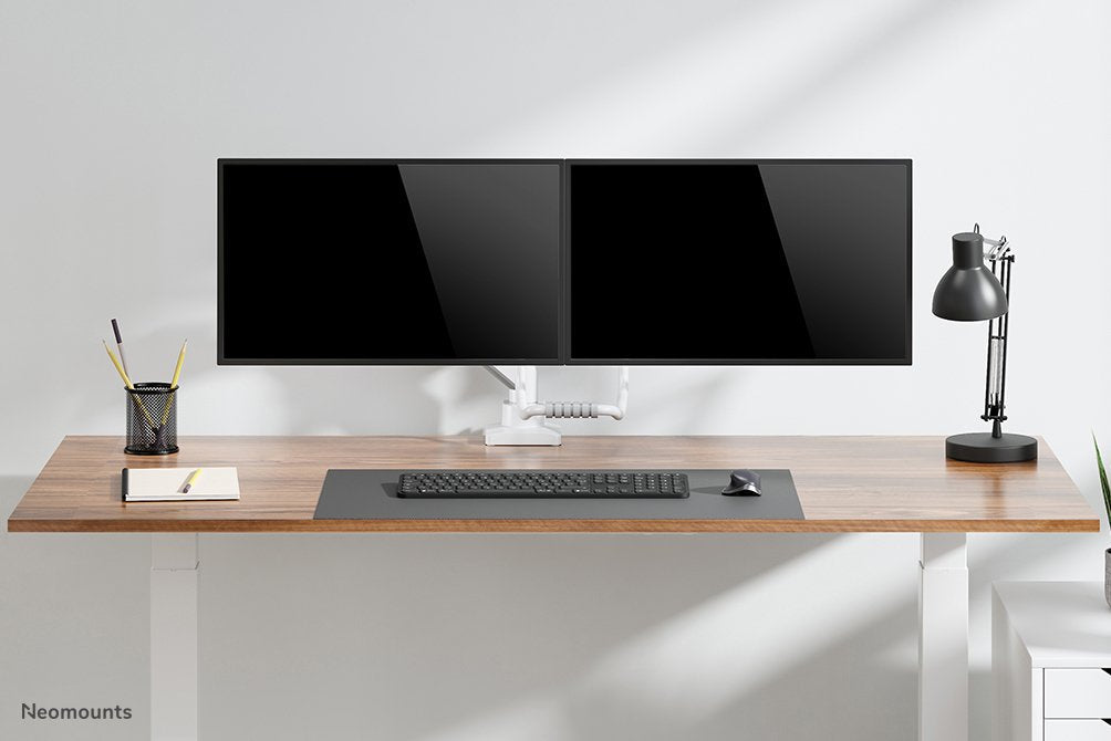 Neomounts By Newstar Soporte De Escritorio 2 Monitores 17-32'' 7kg 2x 8kg Blanco