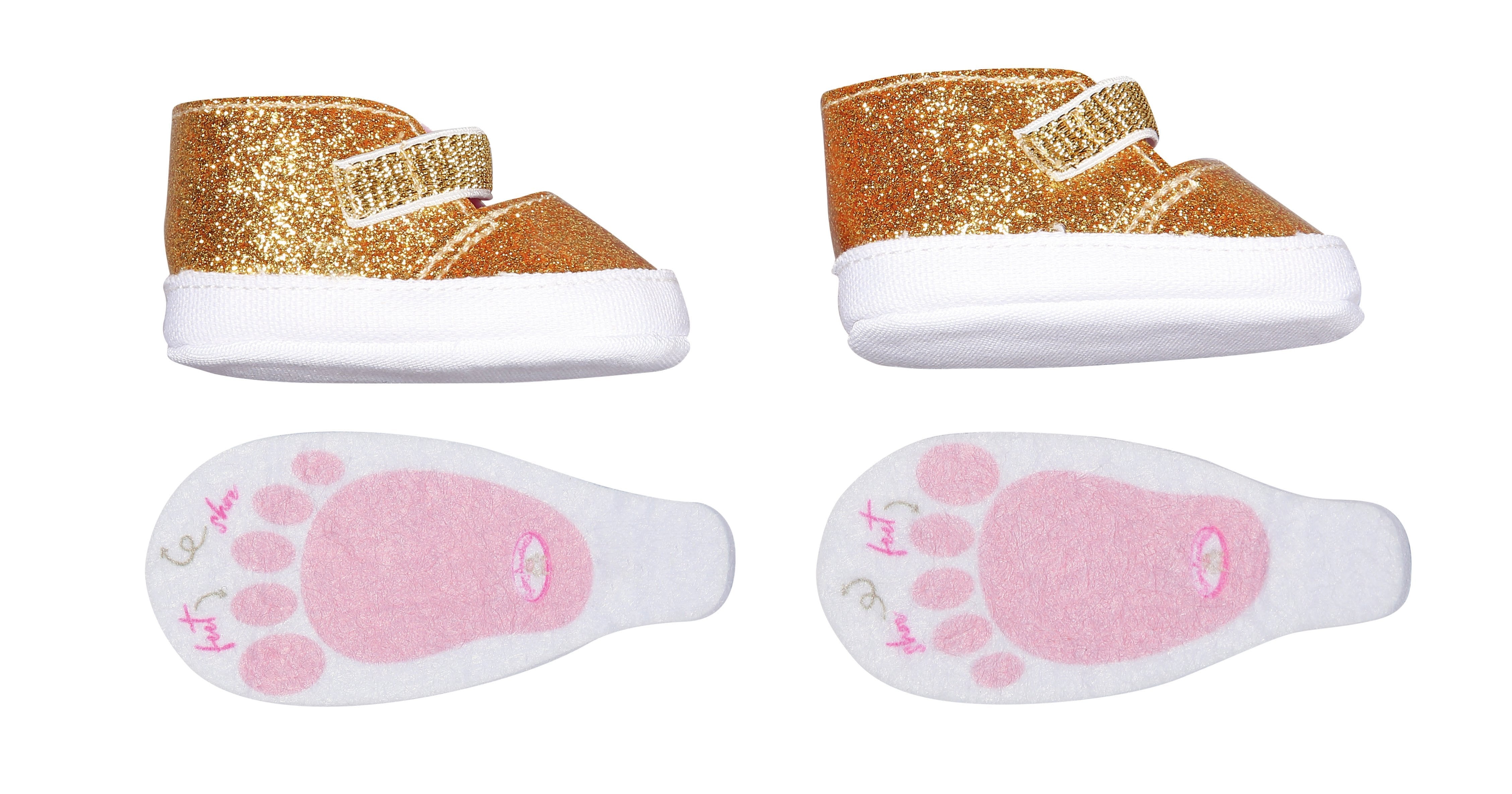 Zapf Creation Baby Annabell® Shoes Gold + Plantillas, Accesorios Para Muñecas 710272