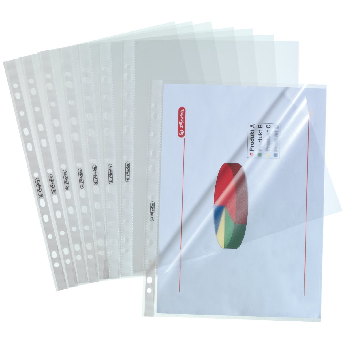 Portada Del Folleto Herlitz Con Tapa Granulada + Izquierda Abierta, Organizador