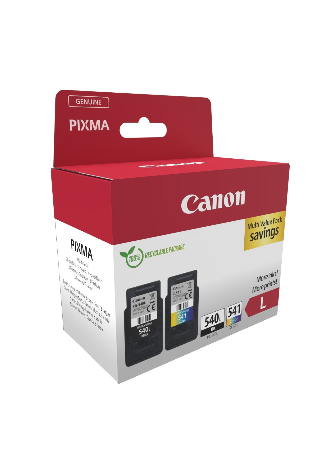 EAN 8714574679358 - Canon 5224B013 cartucho de tinta 2 pieza(s) Original Negro, Cian, Magenta, Amarillo imagen 2