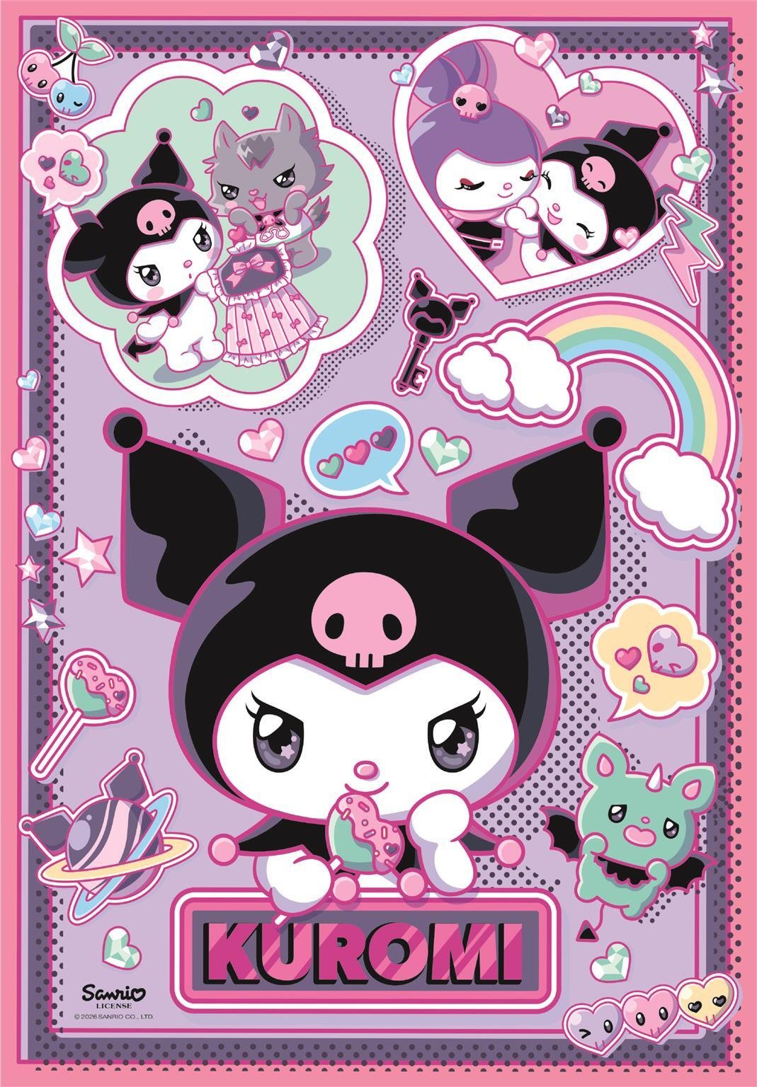 Puzzle Kuromi Hello Kitty 1000pzs
