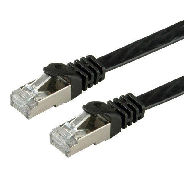 Value Cable De Red Kat.6 Class E Ftp Extra-Flach Schwarz 2m