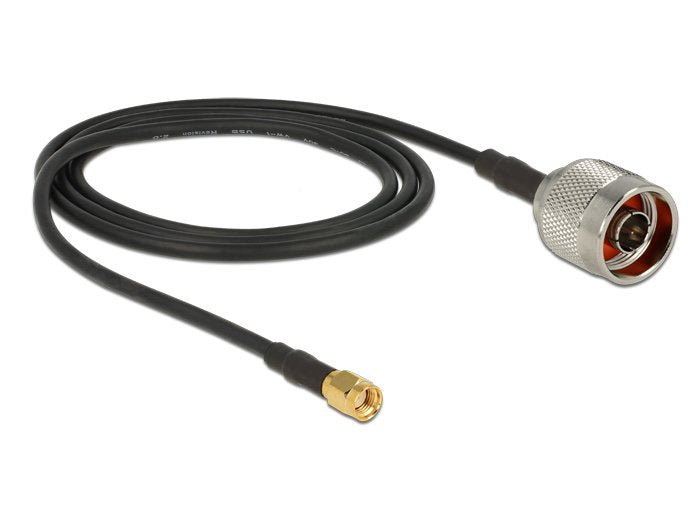 Delock Antennencable N Stecker > Rp-Sma Stecker Cfd200 2,0 M Low Loss