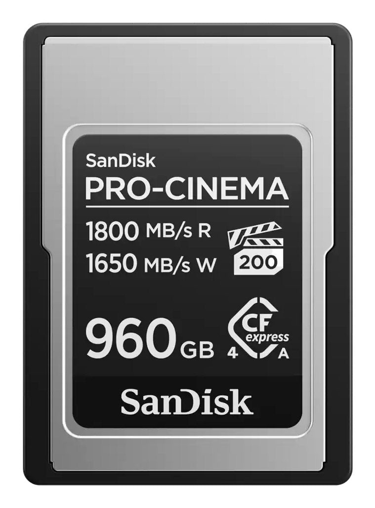 Pro-Cinema Cfexpress Type A Card 960gb