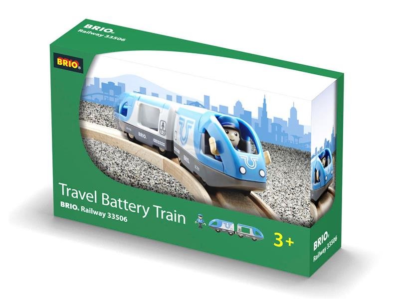 Vehículo De Juguete De Tren Brio   De Pasajeros Azul Mundial 33506