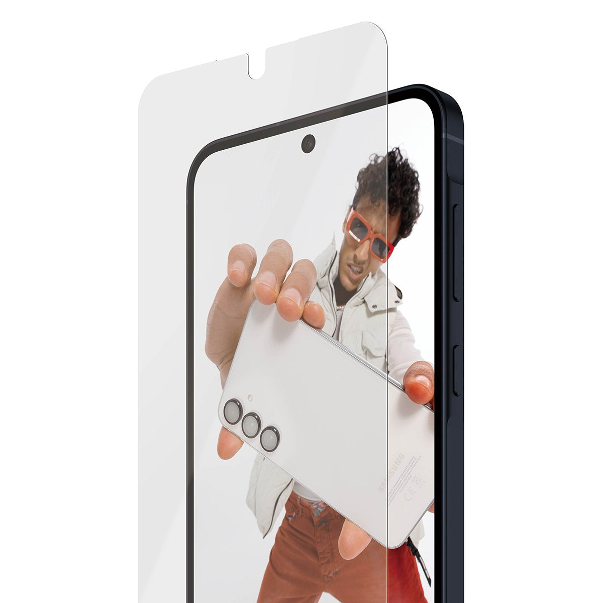 Panzerglass Safe. By ® Protector De Pantalla Samsung Galaxy A57 5g Ultra-Wide Fit Bulk, Samsung, Samsung - Galaxy A57 5g, Seco Aplicación, Resistente A Arañazos, Resistente A Golpes, Transparent, 50 Unidades