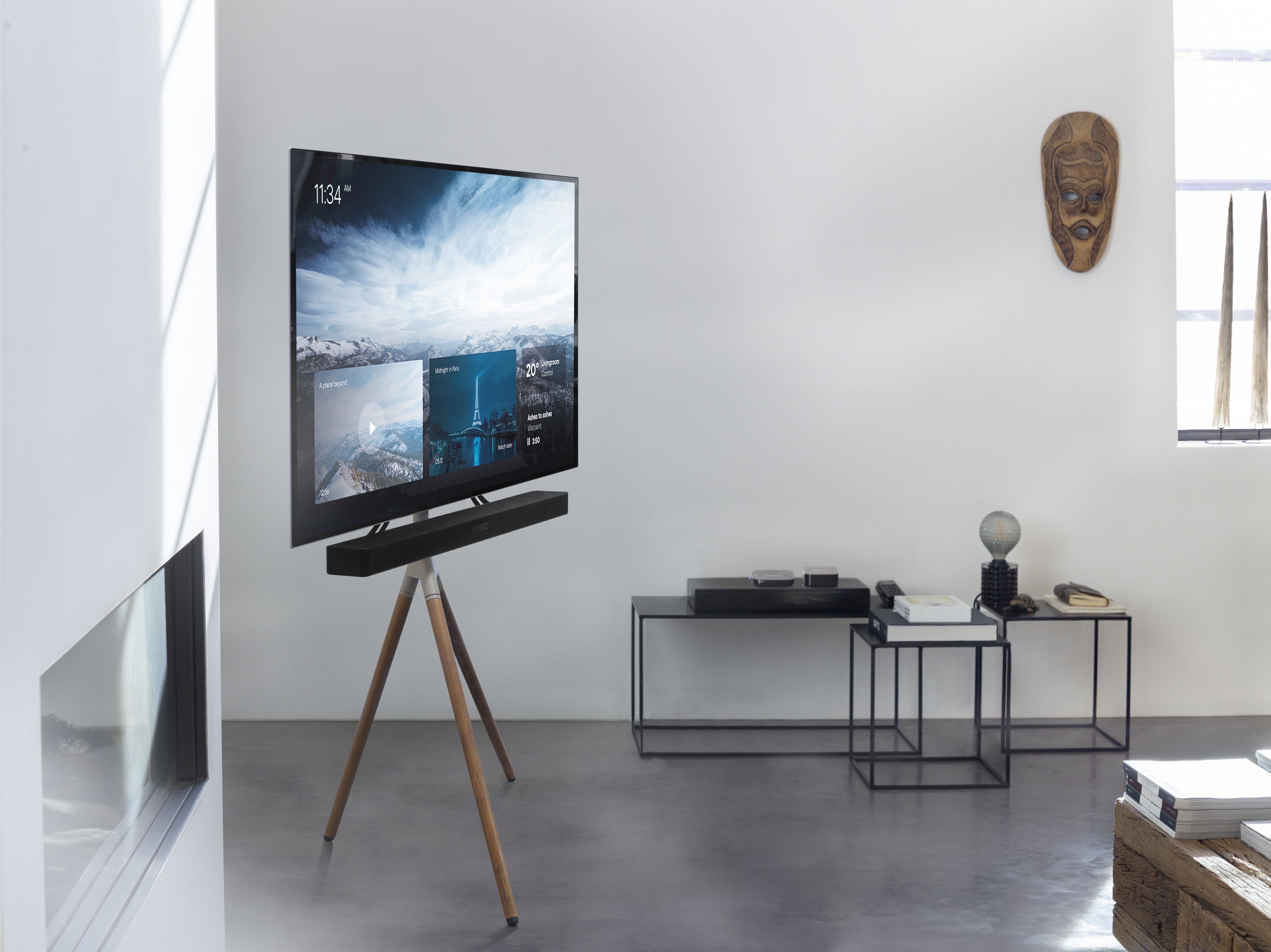 Trípode Televisor (32 - 65") One For All Tv Stand Ultraslim Turn 65 Wm7471 Dark