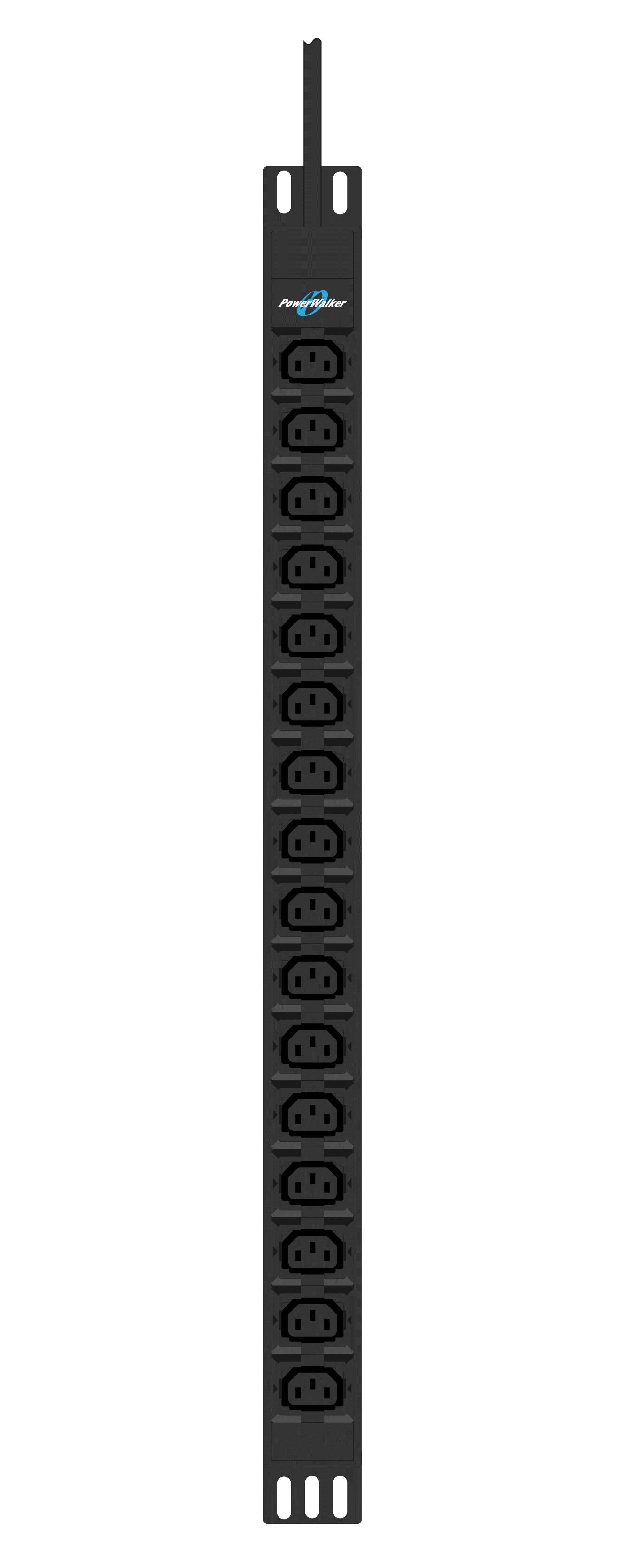 EAN 4260074984248 - PowerWalker 10133023 unidad de distribución de energía (PDU) 16 salidas AC 0U Negro imagen 1