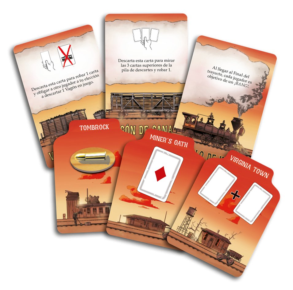 EAN 8435407642065 - Asmodee EEDVBA09 juego de tablero Bang! El gran asalto al tren 40 min Juego De Cartas Interpretación de r imagen 3