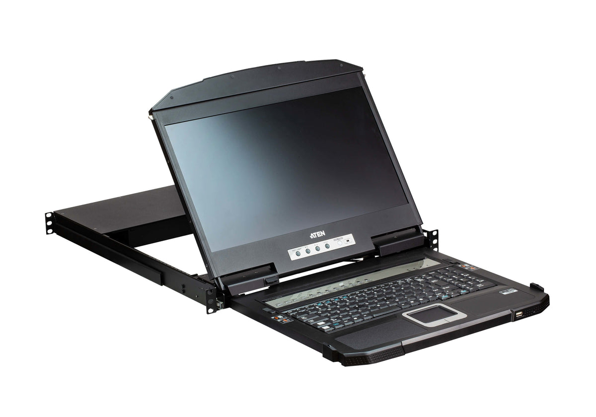 4-Port Usb Hdmi Multi-View Dual Rail Widescreen Lcd Kvm Cl3884nw-Ata-Eg