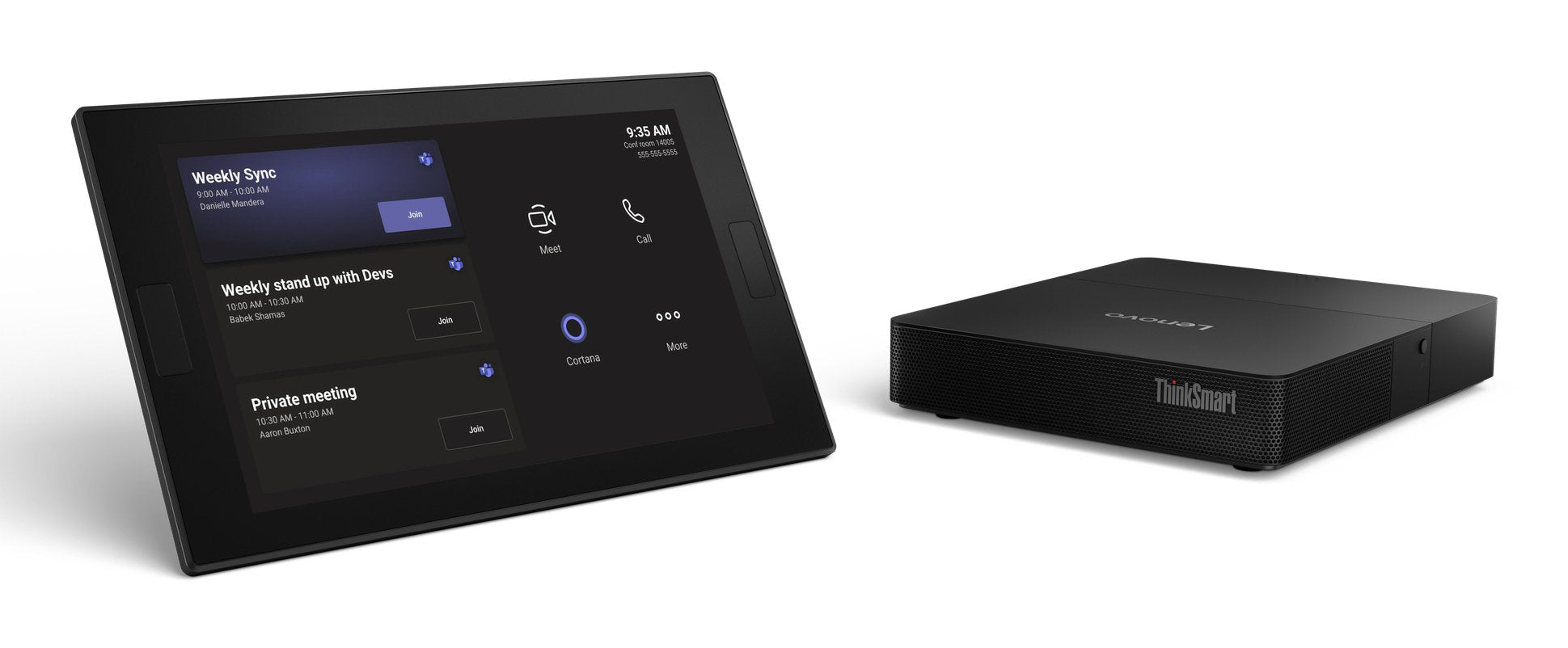 Lenovo Thinksmart Core Gen 2 Kit De Videoconferencia (Barra De Sonido Consola Con Pantalla Táctil Sistema Del Ordenador) Con 3 Years Lenovo Premier Support + 3 Years Lenovo Software Maintenance For Smart Office Solution Certificado Para Mic