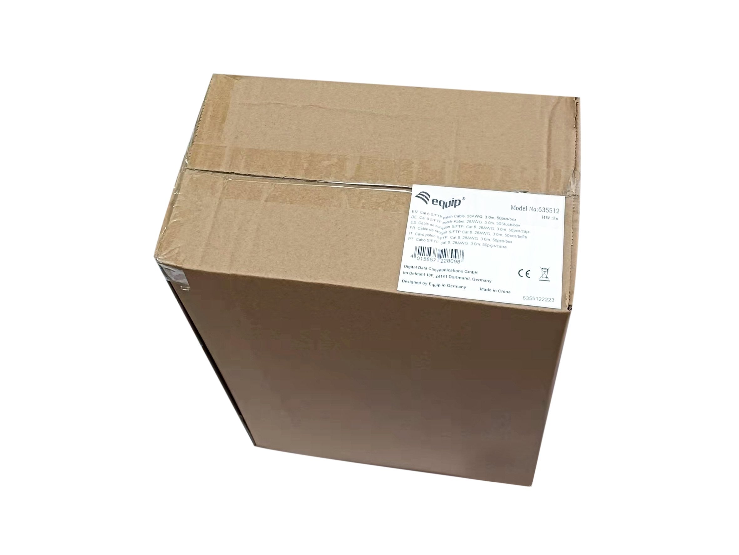 Equip Cable De Red Cat6   60x/Box  S/Ftp 2xrj45  0.25m W Lszh