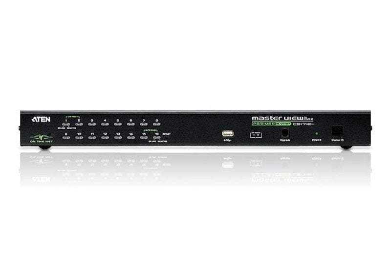 Switch Kvm Por Ip Vga Ps/2-Usb De 16 Puertos Con Acceso Compartido Desde Consolas Local/Remota