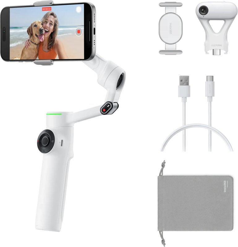 Gimbal Flow 2 Pro Ai Tracker/Cinsabqb/Truckerwhite Insta360