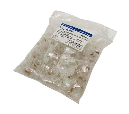 EAN 4052792013832 - LogiLink MP0002 conector RJ-45 Transparente imagen 1