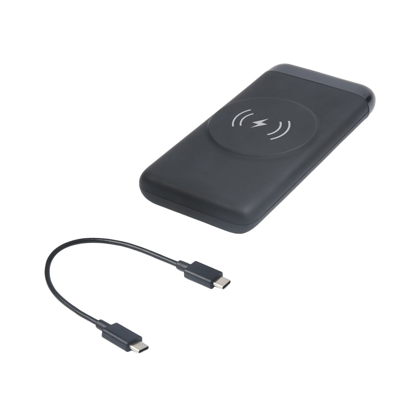 Estuff Es641042 Batería Externa Polímero De Litio 10000 Mah Cargador Inalámbrico Negro