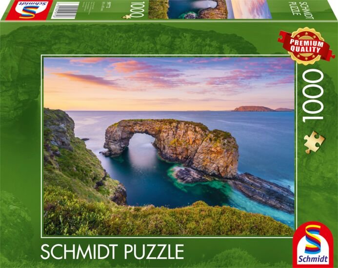 Puzzle Schmidt Spiele Irlanda, Co.Donegal, Fanad, Gran Arco Marino De Pollet 59772 (1000 Piezas)