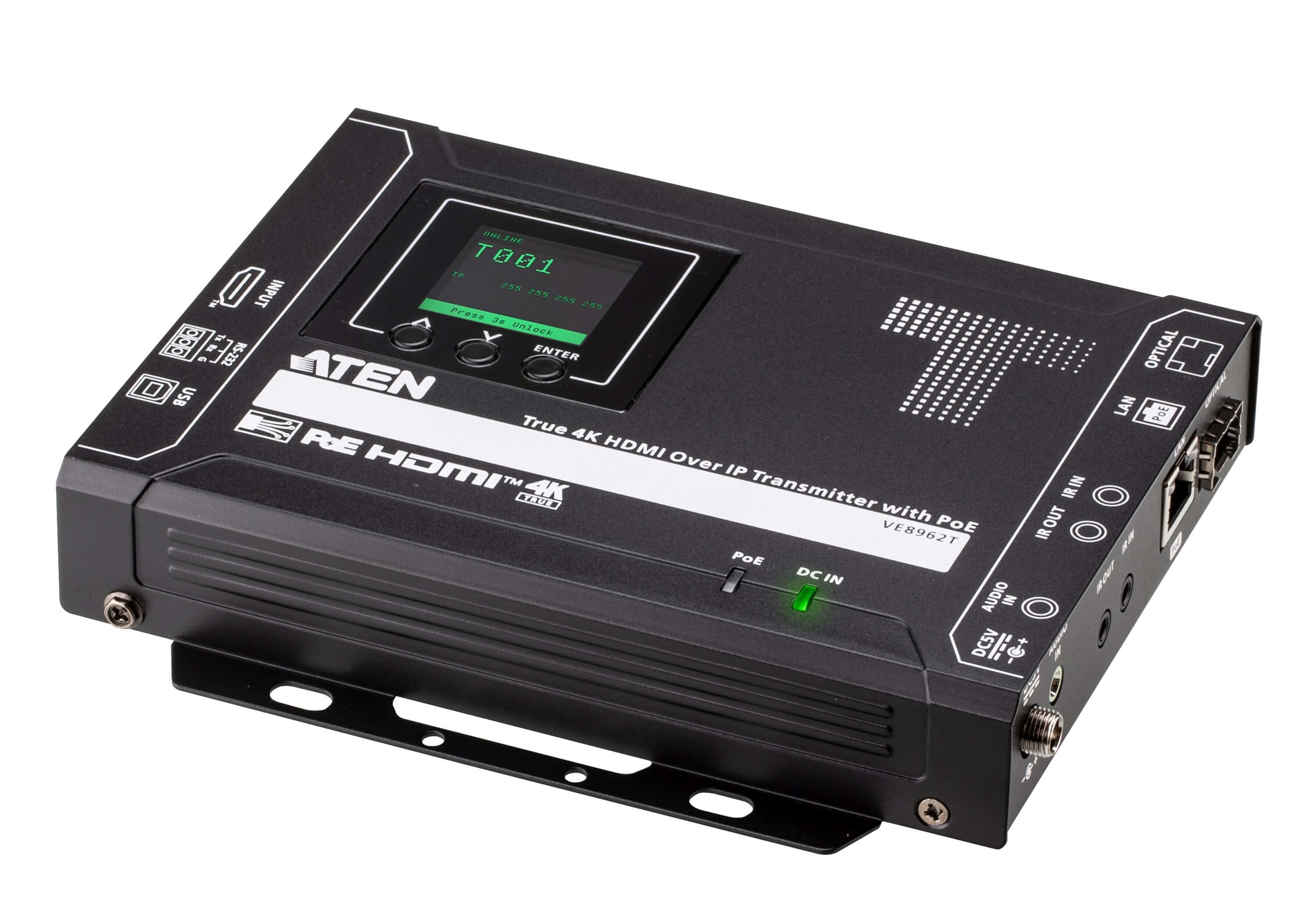 Transmisor Hdmi Sobre Ip True 4k Con Poe Aten-Ve8962t